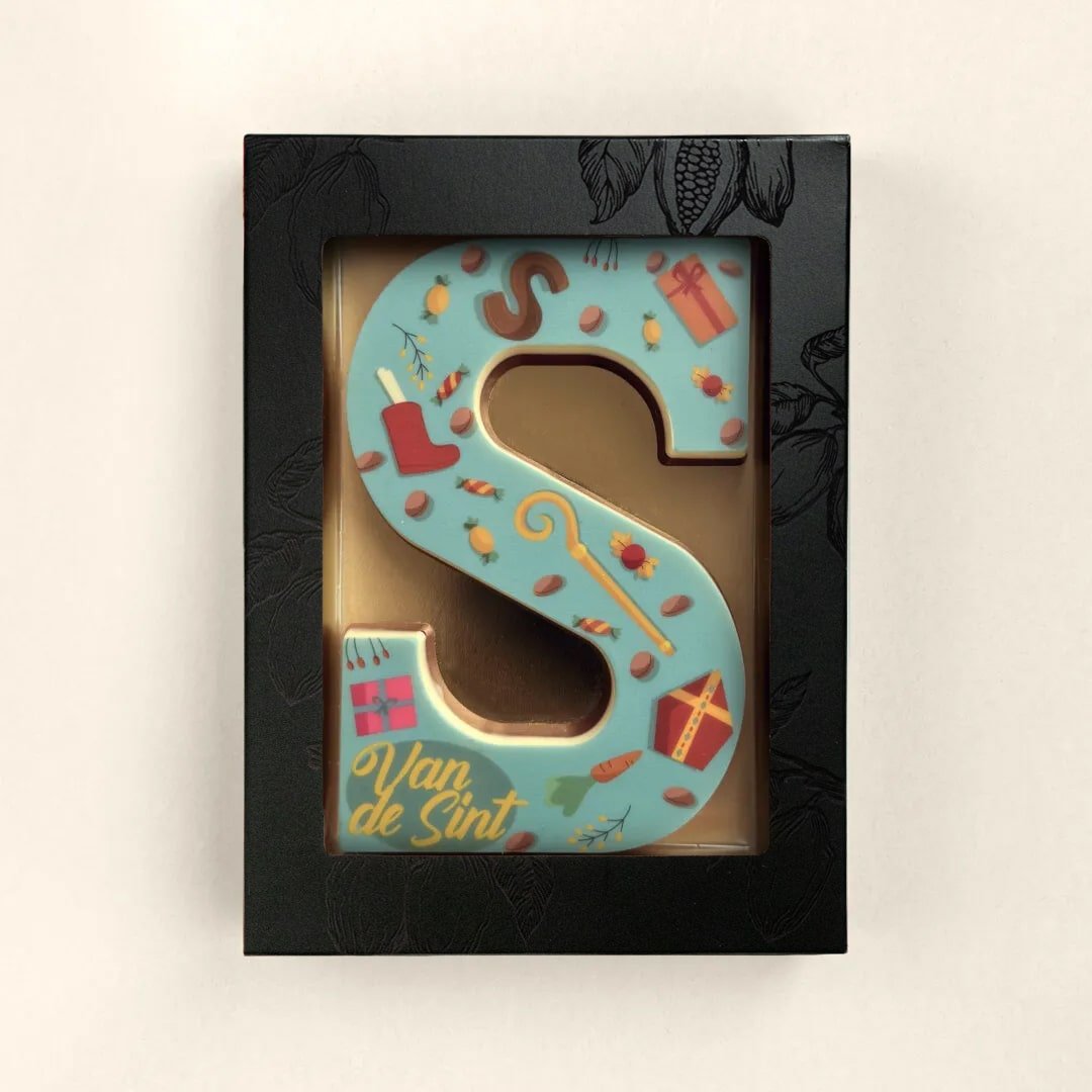 chocoladeletter S van de sint