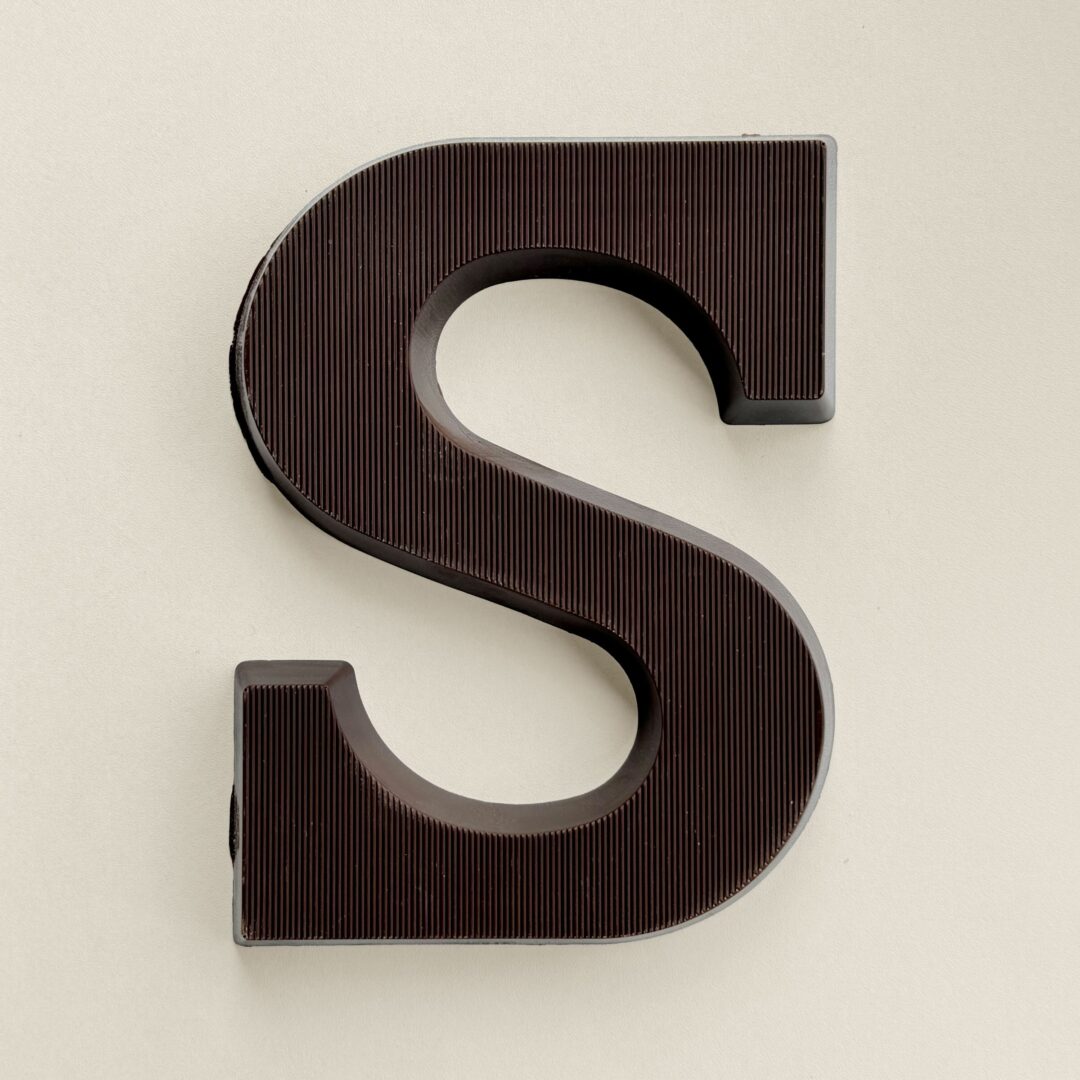 Chocoladeletter S puur milieubewust
