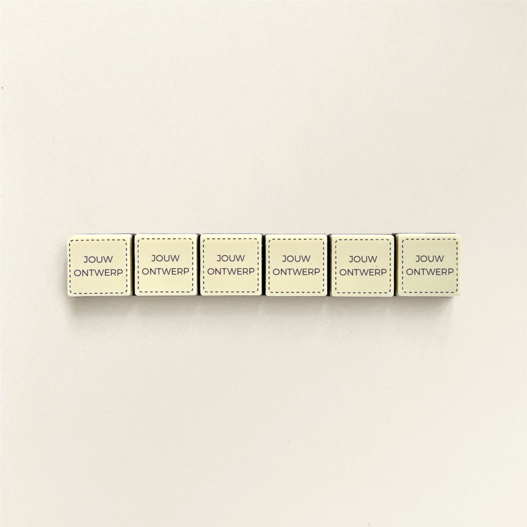 chocolade logoblokje 6x