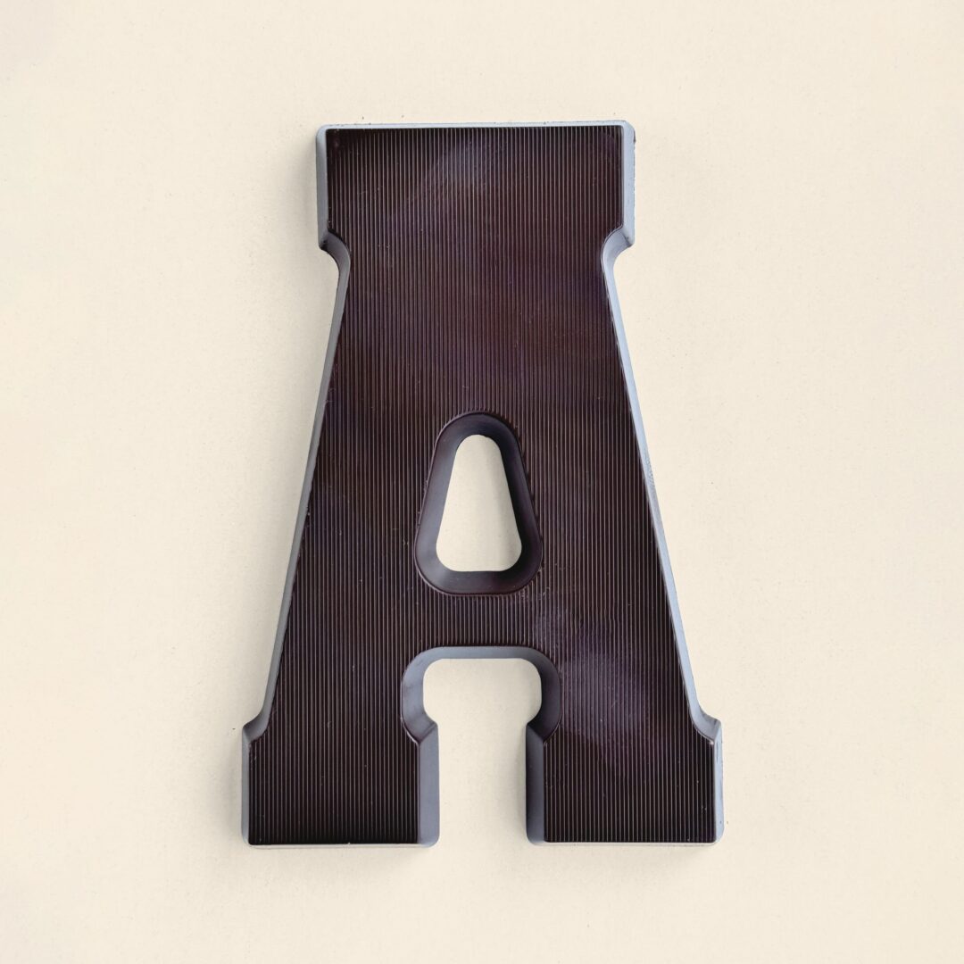 Chocoladeletter A Puur
