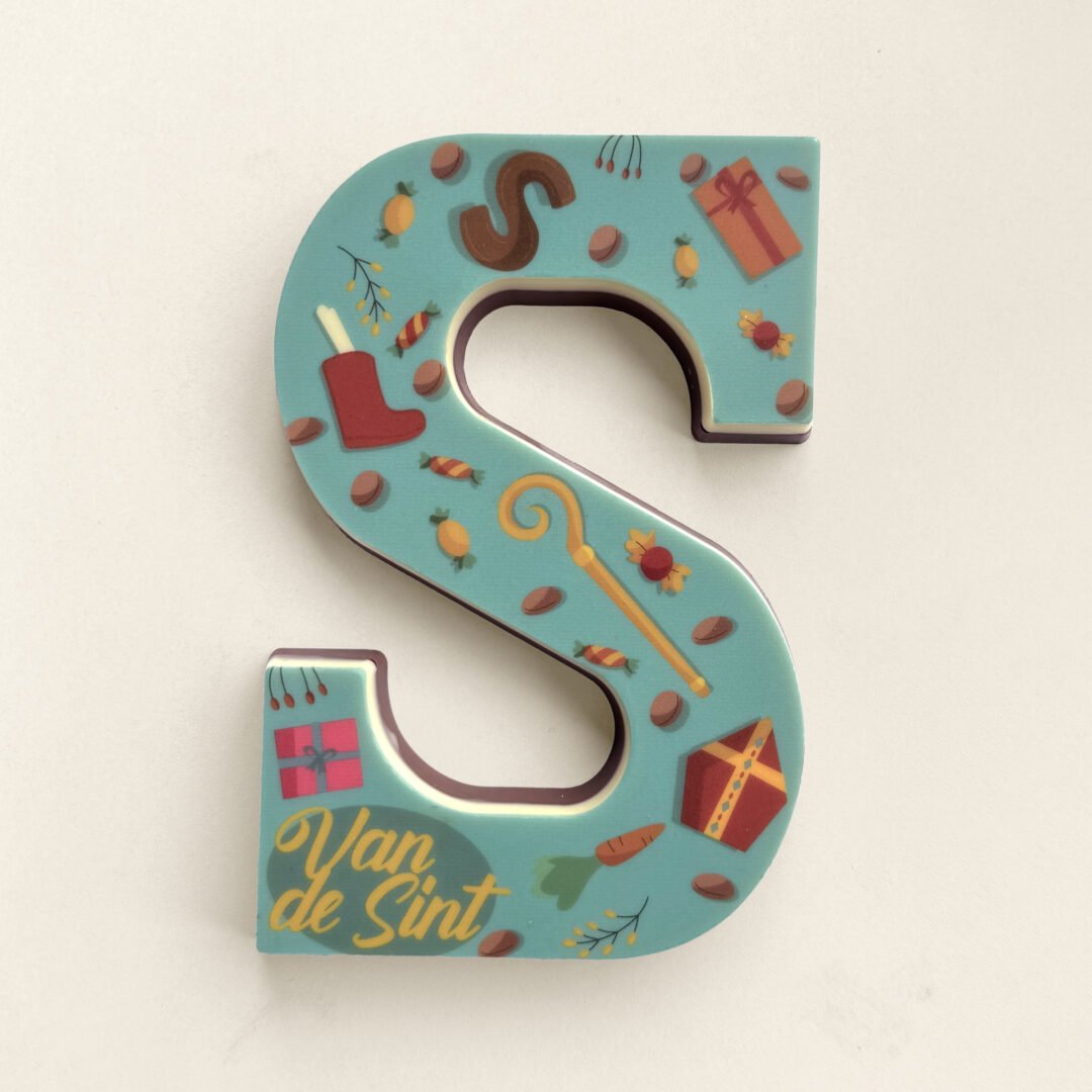 chocoladeletter S van de sint
