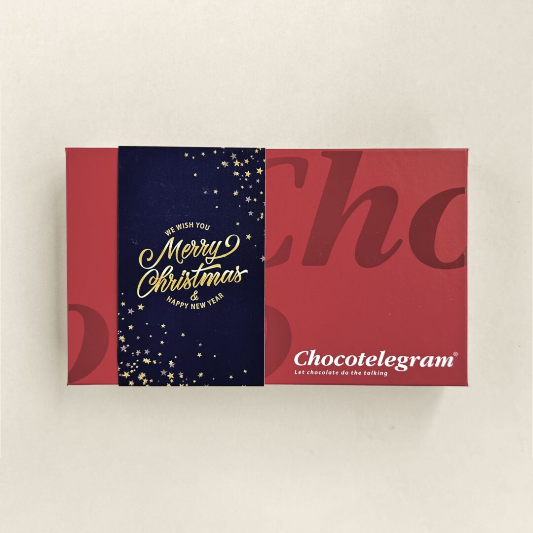Schokotelegramm 14 Frohe Weihnachten