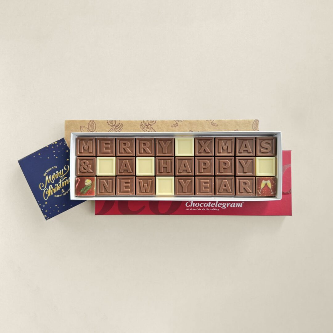 Chocotelegram kerst nieuwjaar