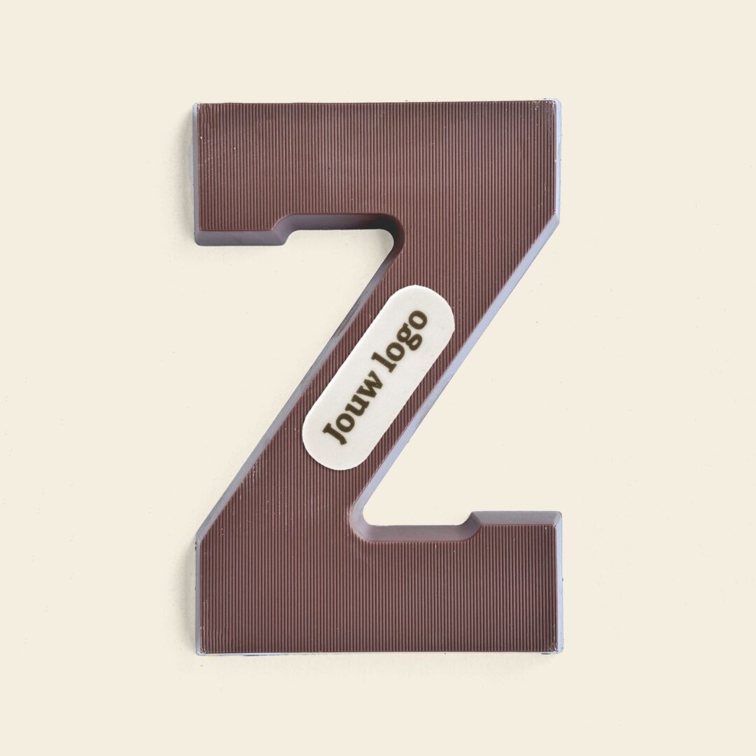Schokoladenbuchstabe Eigenes Logo Z Milch